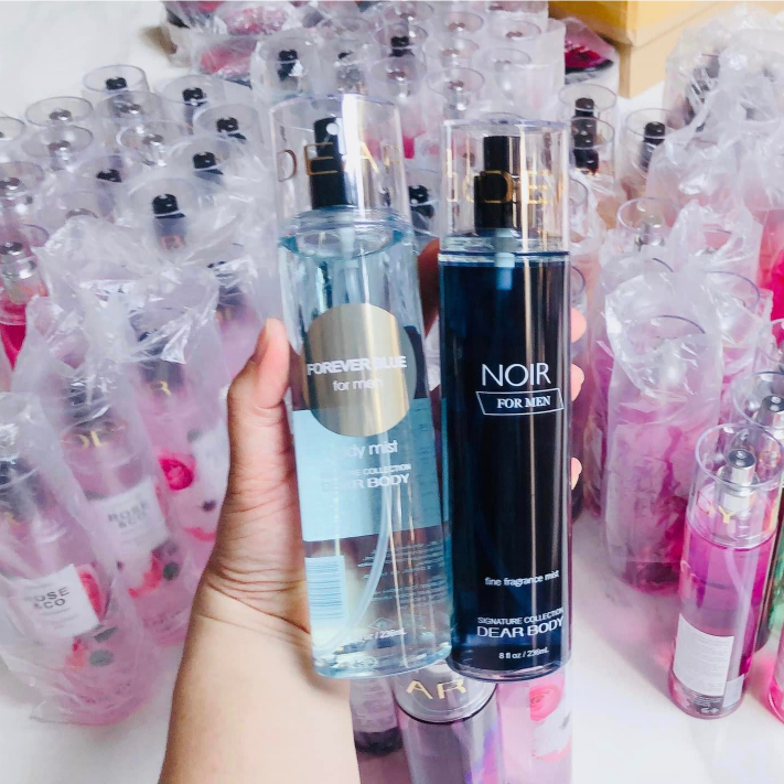 XỊT THƠM TOÀN THÂN FOR MEN - BODY MIST DEAR BODY 236ml - Dành Cho Nam - Hương Thơm Nam Tính - Mạnh Mẽ - Thu Hút