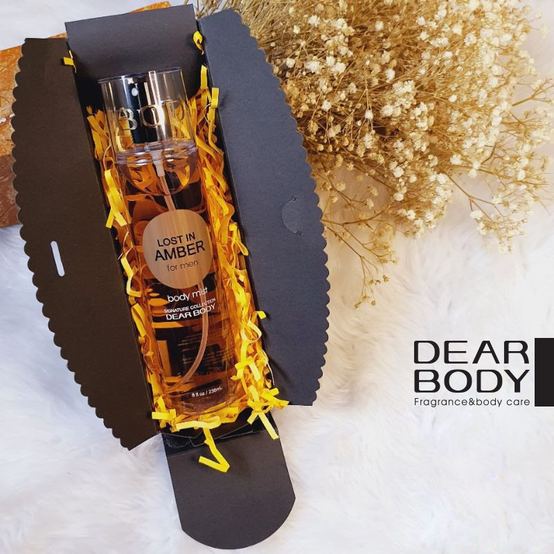 XỊT THƠM TOÀN THÂN FOR MEN - BODY MIST DEAR BODY 236ml - Dành Cho Nam - Hương Thơm Nam Tính - Mạnh Mẽ - Thu Hút