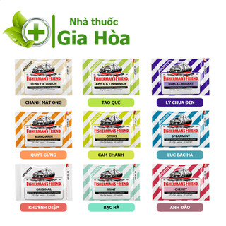 Kẹo cay con tàu / con thuyền không đường Fisherman's Friend đủ vị