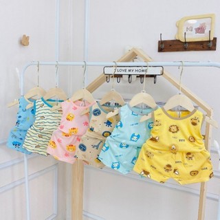 Bộ thun lạnh minkymom bé trai bé gái