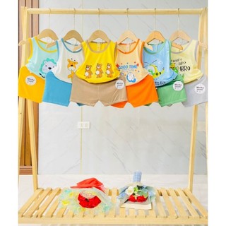 BỘ THUN LẠNH MINKYMOM BÉ TRAI   BÉ GÁI ( MẪU NGẪU NHIÊN)