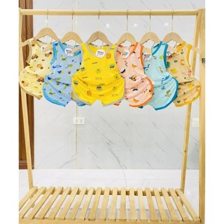 BỘ THUN LẠNH MINKYMOM BÉ TRAI   BÉ GÁI ( MẪU NGẪU NHIÊN)