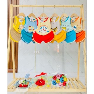BỘ THUN LẠNH MINKYMOM BÉ TRAI   BÉ GÁI ( MẪU NGẪU NHIÊN)
