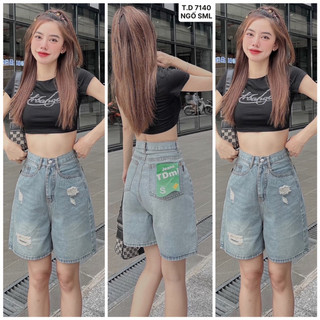 quần jeans ngố cạp siêu cao