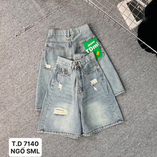 quần jeans ngố cạp siêu cao