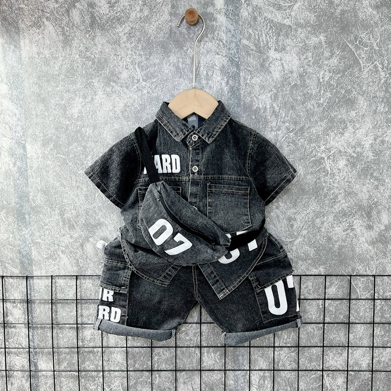 Set bộ bò mềm 3 chi tiết cho bé trai