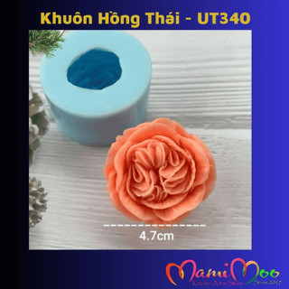 Khuôn silicone 4d - ut340 - khuôn hoa hồng thái