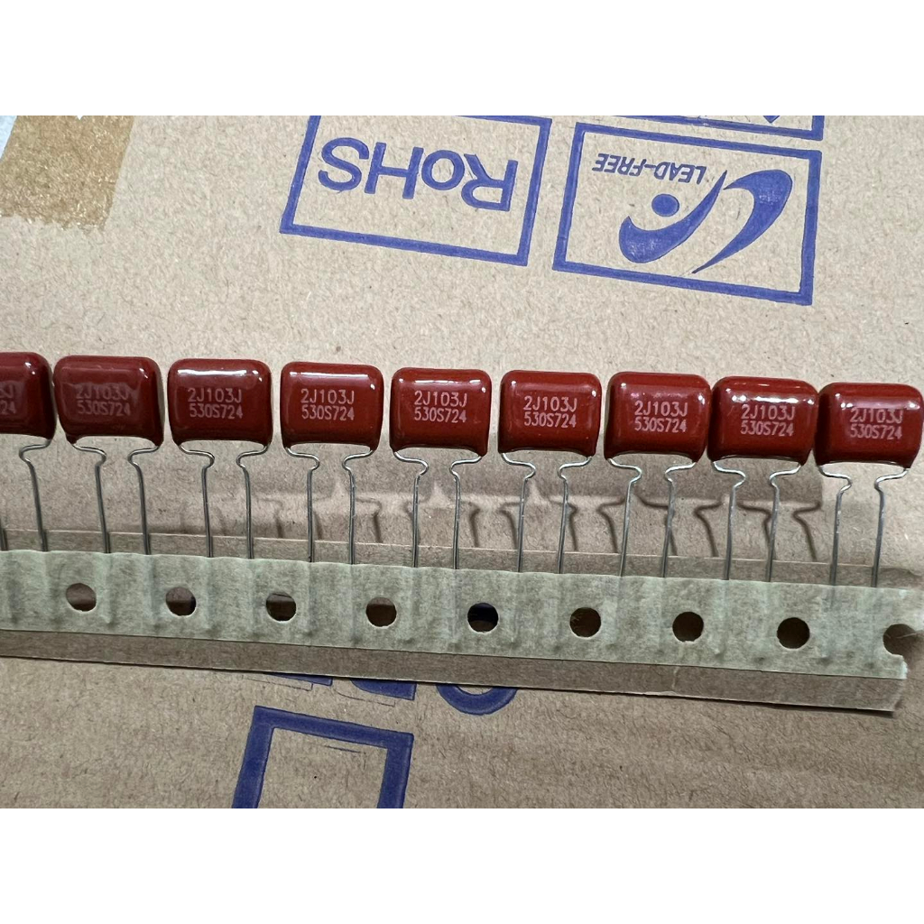 SET 20 TỤ KẸO ĐỎ 5% "100V 2A 104J,233J,224J,473J "" 250V 5% 104J "" 630V 2J103J "( TỤ GIẤY , TỤ DẦU , TỤ MICA ,FILM ,CBB