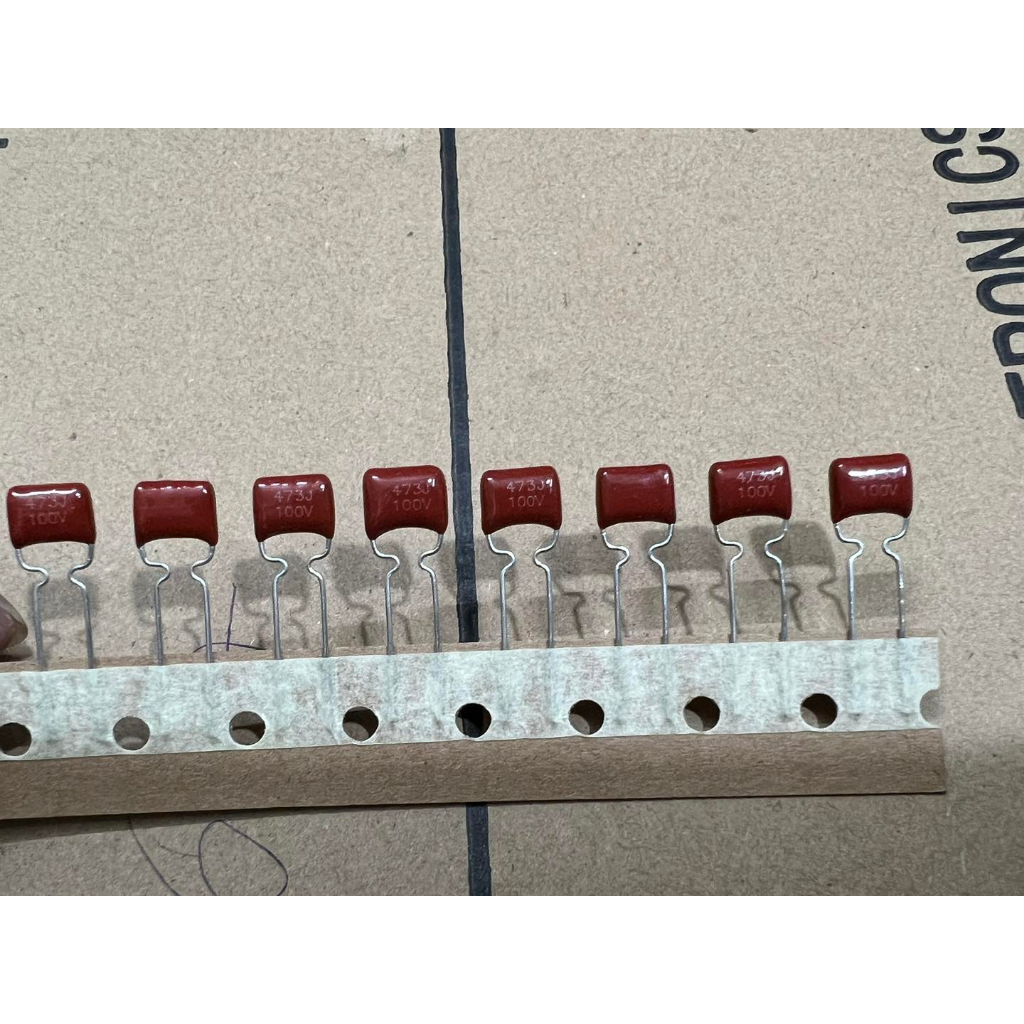 SET 20 TỤ KẸO ĐỎ 5% "100V 2A 104J,233J,224J,473J "" 250V 5% 104J "" 630V 2J103J "( TỤ GIẤY , TỤ DẦU , TỤ MICA ,FILM ,CBB