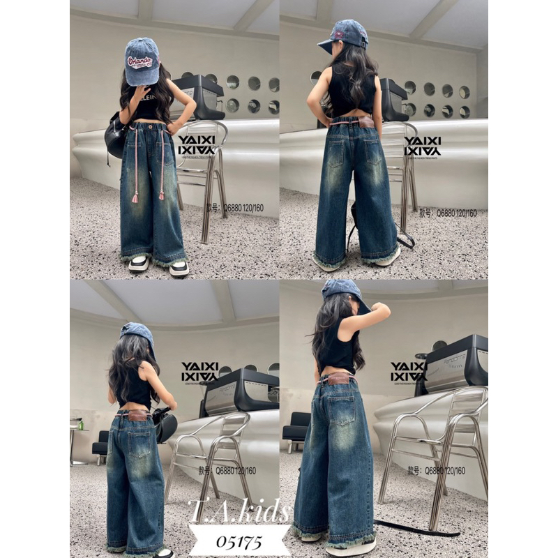 Quần Jeans cao cấp Quảng Châu cho bé gái size đại