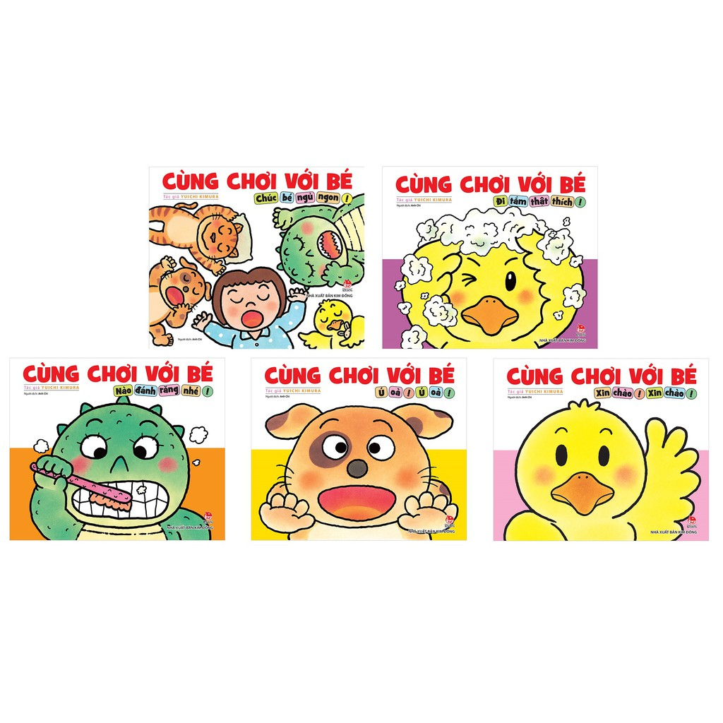 Sách - Combo Cùng Chơi Với Bé - Phần 1 (5 quyển)