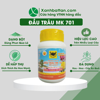 Phân Bón Lá Kích Thích Ra Hoa Cho Cây Trồng Đầu Trâu MK 701