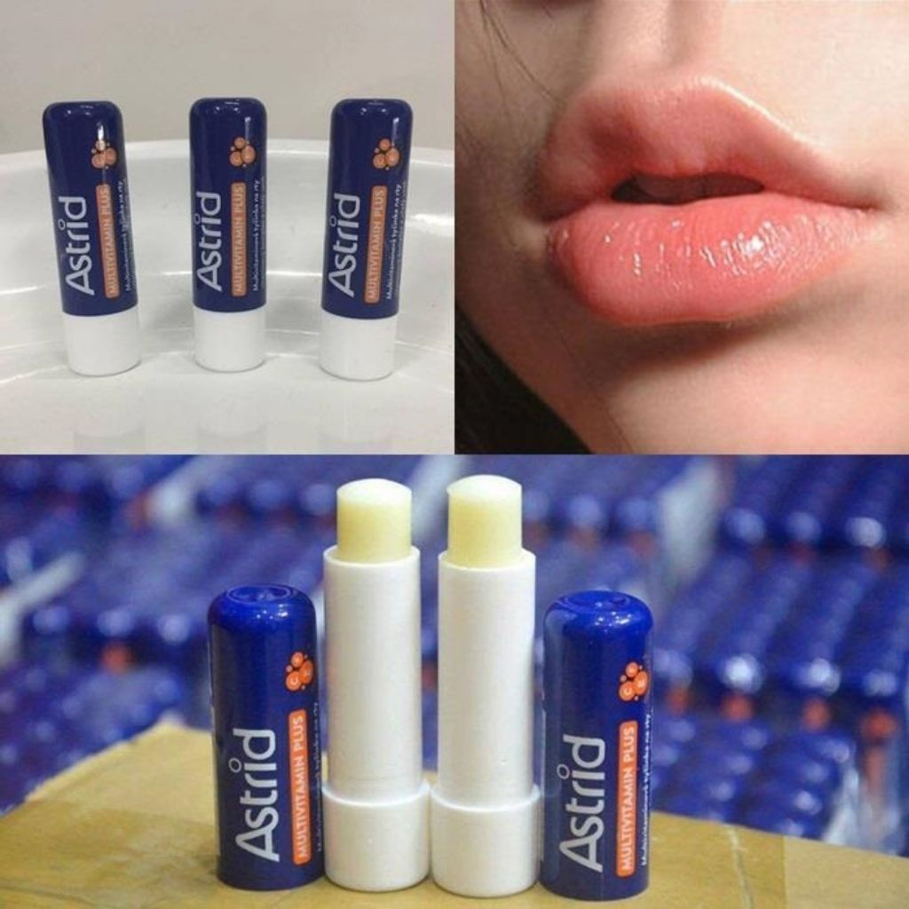 Son Dưỡng Môi Mỡ Hươu Astrid Multivitamin tẩy da chết, tái tạo môi mềm, dưỡng ẩm căng mọng