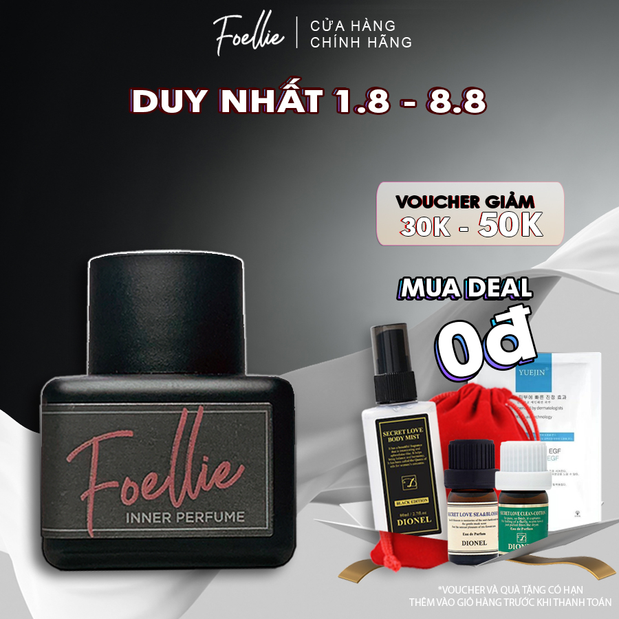 Nước Hoa Vùng Kín Foellie Eau De Bijou 5ml Hương Hoa Hồng Sexy Mãnh Liệt