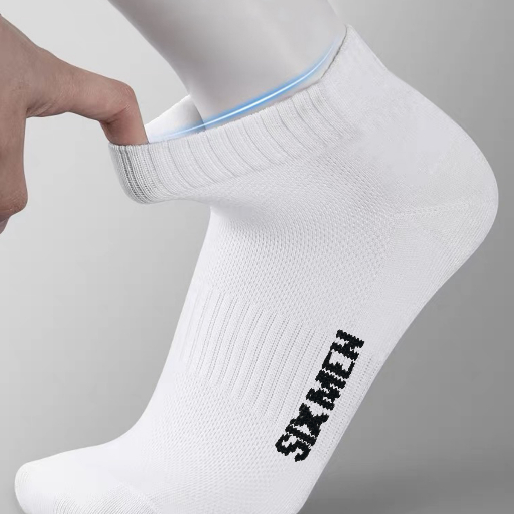 Tất cổ ngắn Cotton 100% cao cấp hút ẩm thoáng khí - thương hiệu SIXMEN Luxury