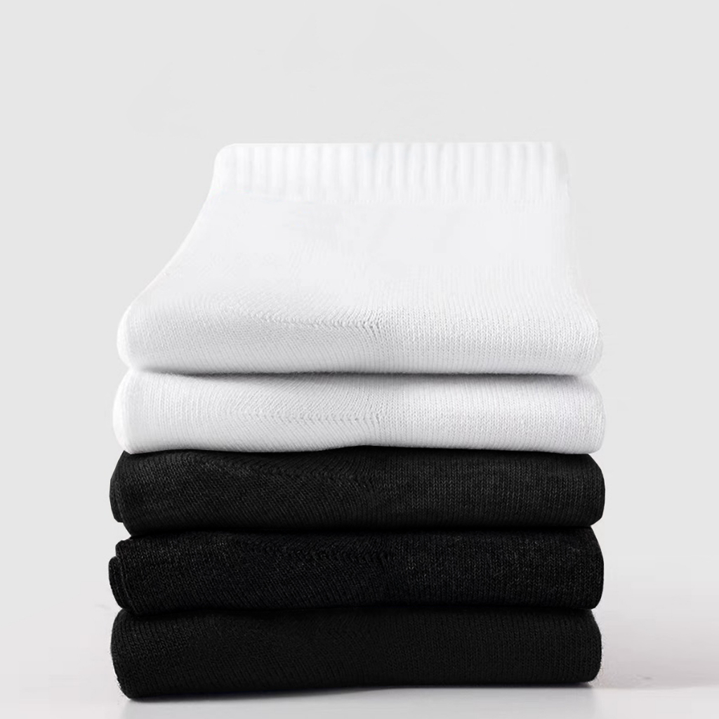 Combo 03 đôi tất cổ trung Cotton 100% cao cấp hút ẩm thoáng khí - thương hiệu SIXMEN Luxury