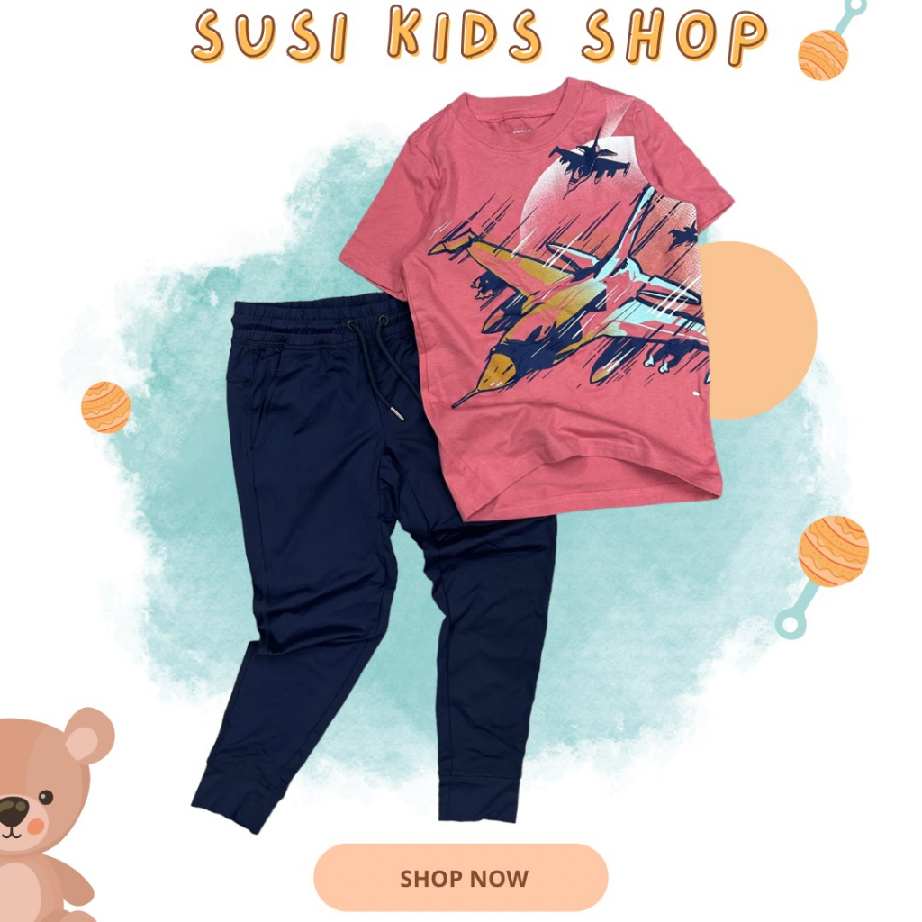 Jogger Dài Cho Bé - Chất Thun Mềm Mại, Co Dãn 4 Chiều - Trai Gái Đều Mặc Được - Size 18-45kg - SuSiKids Shop