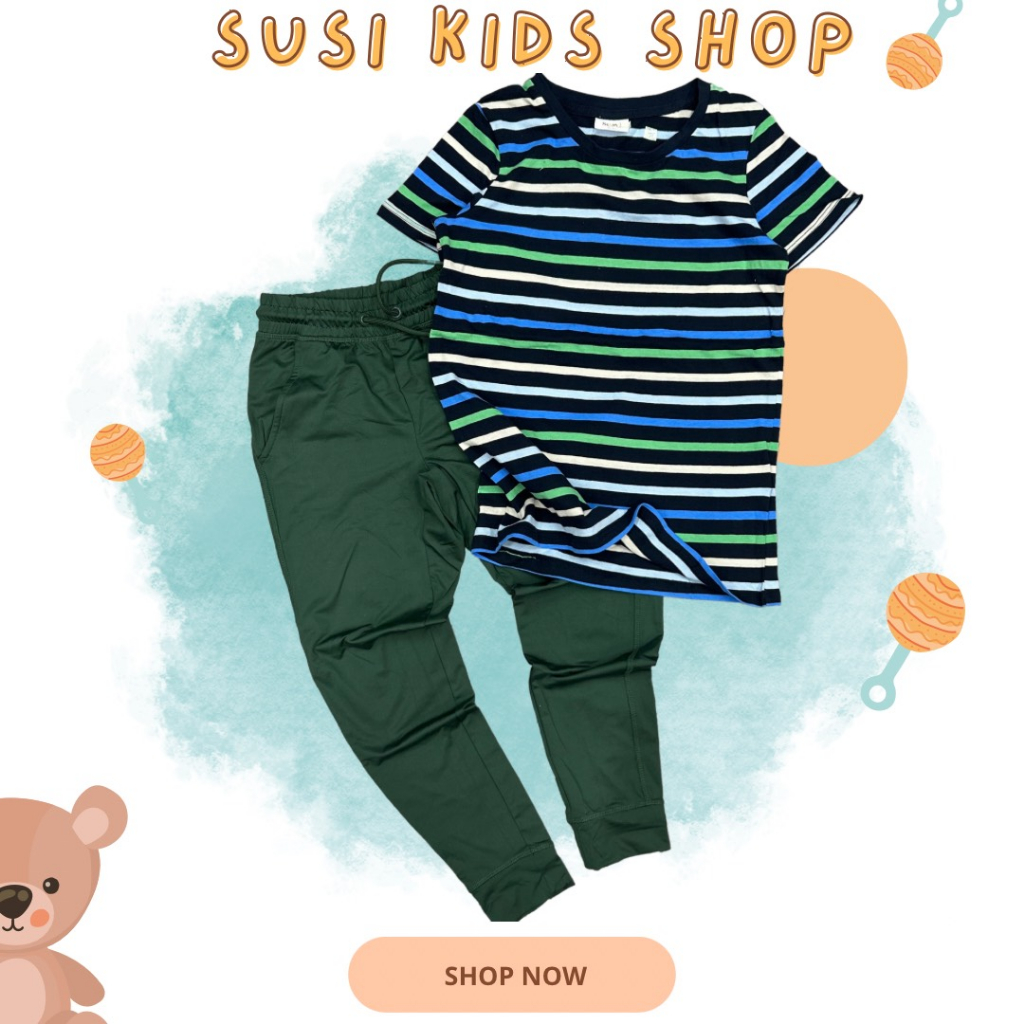 Jogger Dài Cho Bé - Chất Thun Mềm Mại, Co Dãn 4 Chiều - Trai Gái Đều Mặc Được - Size 18-45kg - SuSiKids Shop