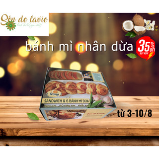 Combo Bánh mì Sandwich & 6 bánh mì dừa - set bột trộn sẵn, nguyên liệu và vật dụng - Sén de Lavie