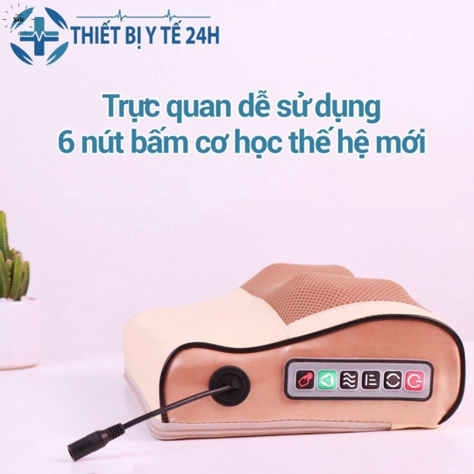 Máy massage cổ vai gáy, máy massage hồng ngoại 20 bi cao cấp hỗ trợ mát xa toàn thân-ptkl.congnghe