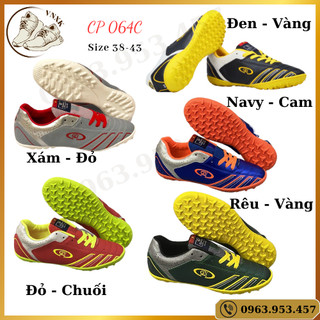 Giày đá bóng, đá banh sân cỏ nhân tạo hiệu Chí Phèo mã 064C đế khâu, ôm chân giúp cảm giác bóng tốt