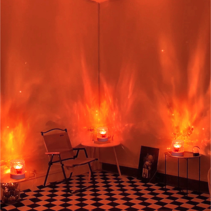 Đèn Gợn Sóng UStyle R1 Chiếu Galaxy Chuyển Động Hình Gợn Sóng Nước Trang Trí, Decor Phòng Ngủ, Phòng Khách CAM DECOR