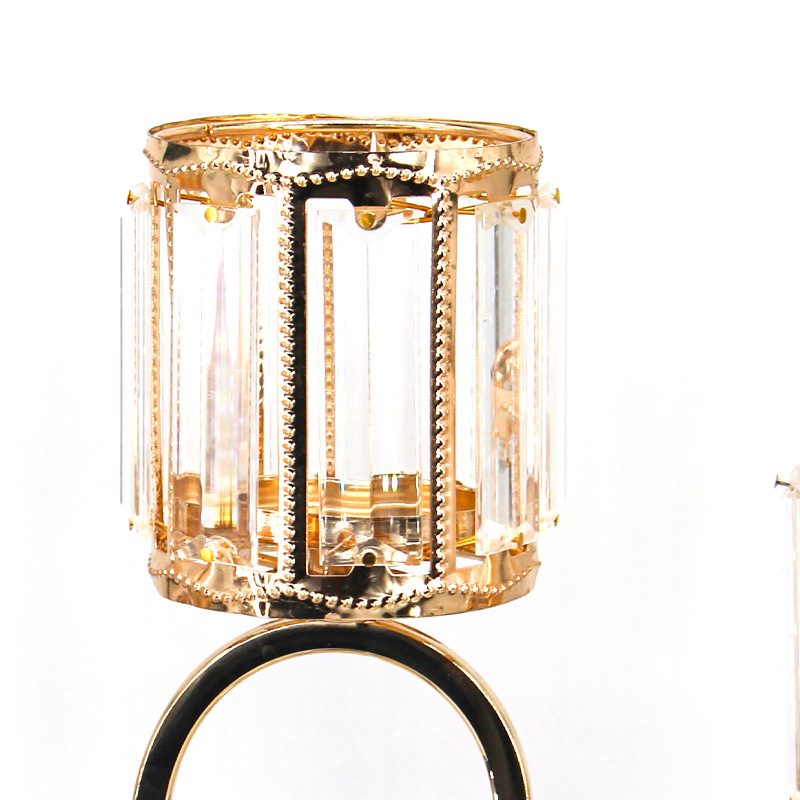 Trụ nến chân nến 3 cốc đá hình chữ nhật bày bàn decor trang trí gia tiên đám cưới sự kiện nhà hàng khách sạn