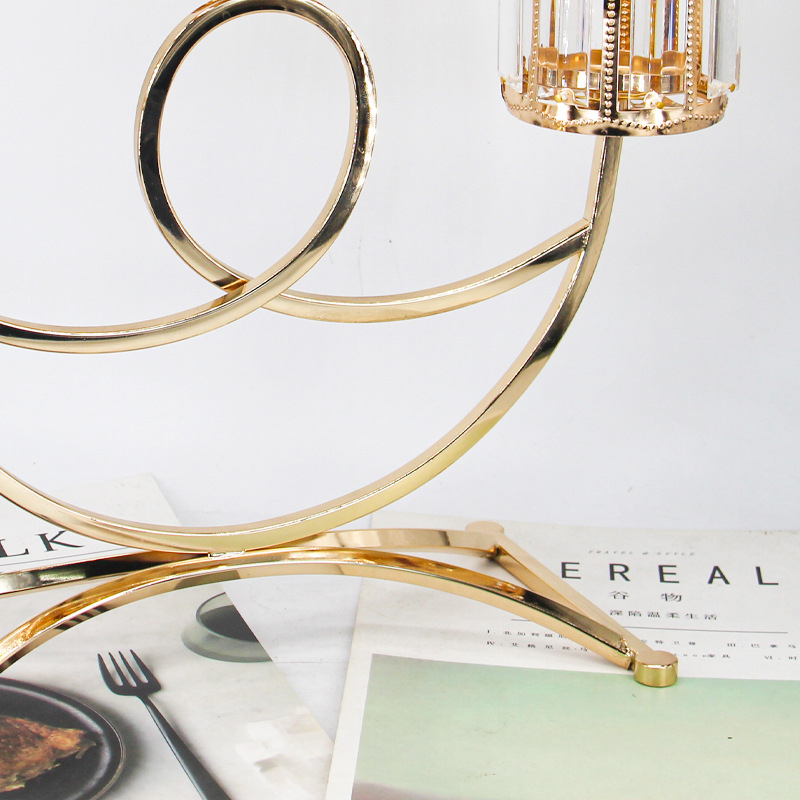 Trụ nến chân nến 3 cốc đá hình chữ nhật bày bàn decor trang trí gia tiên đám cưới sự kiện nhà hàng khách sạn