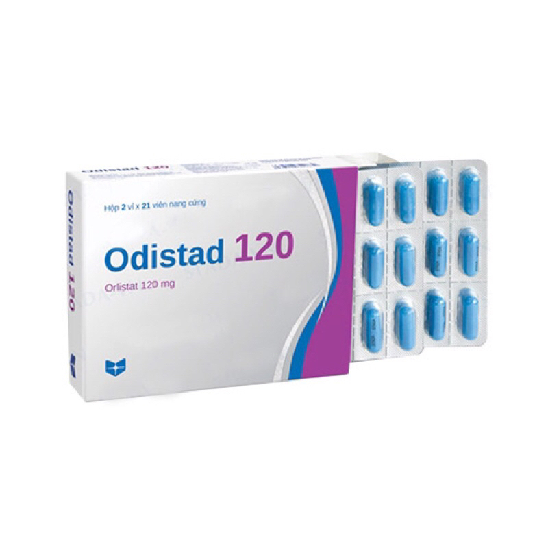 Viên uống giảm cân odistad 120mg stella (hộp 42 viên) thải mỡ giảm béo