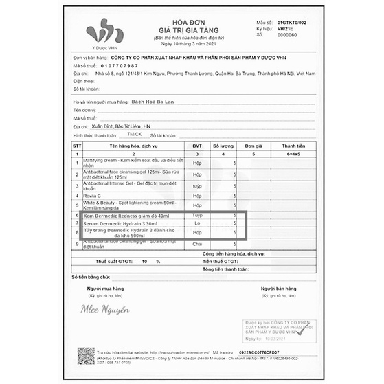 NƯỚC TẨY TRANG DÀNH CHO DA KHÔ VÀ DA MẤT NƯỚC DER…ME…DIC HY…DRA….IN3 500 ML