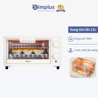 Lò nướng Simplus Dung tích lớn 12L Lò nướng đa chức năng Làm nóng nhanh Lò nướng bánh mì mini tại nhà Lò nướng DKXH005