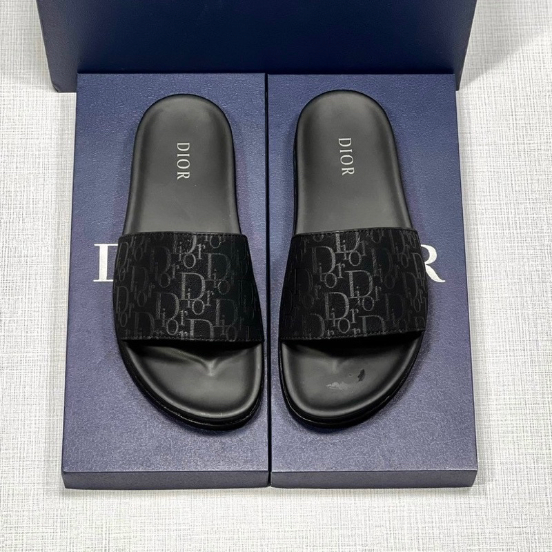 Dép vê sạc đính đá đen nam siêu cấp kèm video 38/43