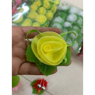 Hoa giả,hoa cài ngực,cài áo rời hoa von