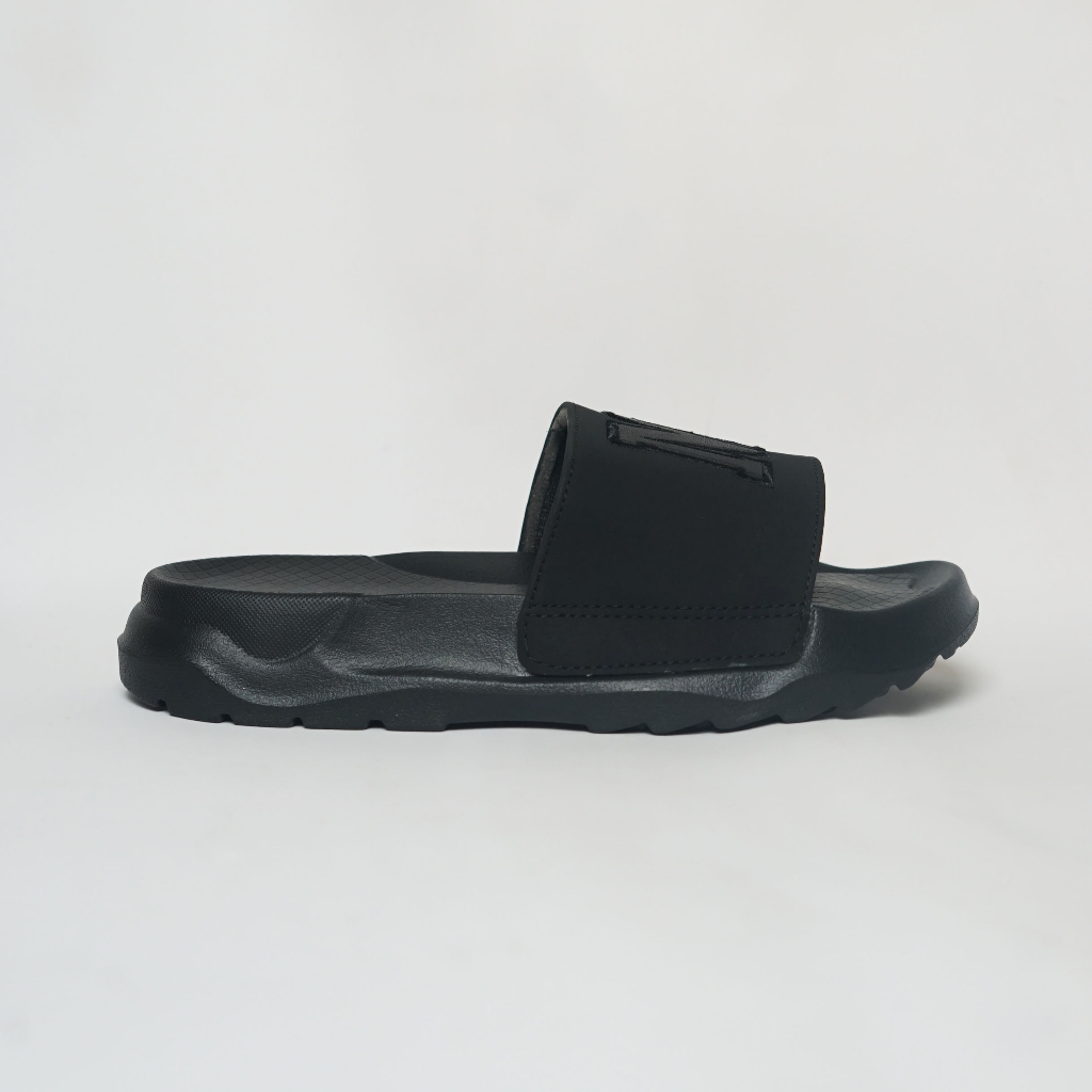 Dép quai ngang logo m MOOVER dép unisex slipper đế cao êm chân chống thấm nước
