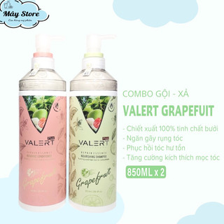 Combo Dầu Gội Xả Bưởi Valert Grapefruit 850ml x2