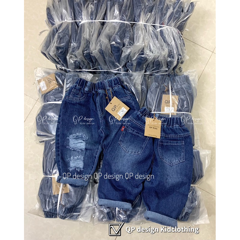Quần jean dài ,quần bò dài dáng baggy cho bé trai,bé gái