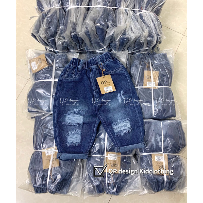 Quần jean dài ,quần bò dài dáng baggy cho bé trai,bé gái