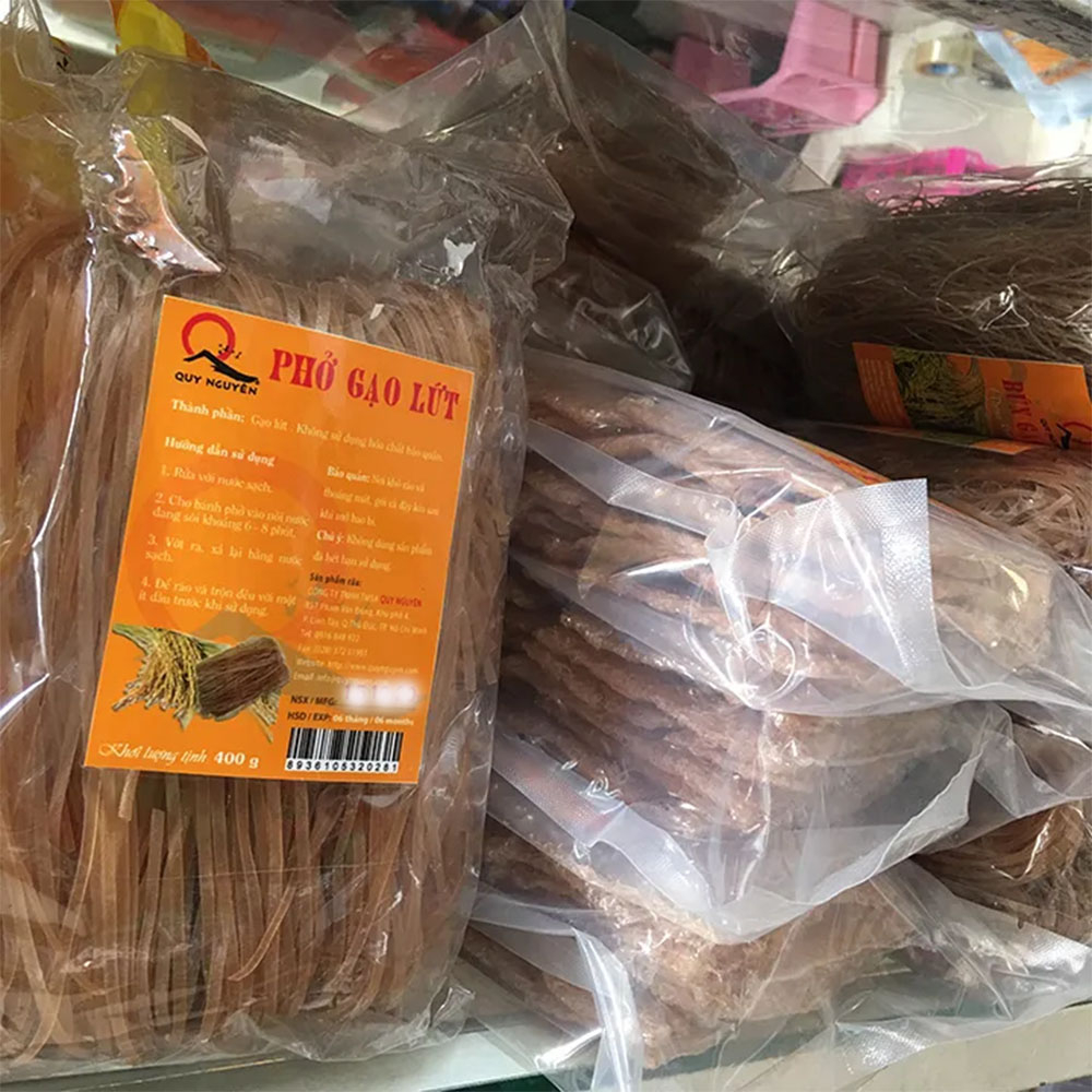 Phở Gạo Lứt QUY NGUYÊN gói 400gr