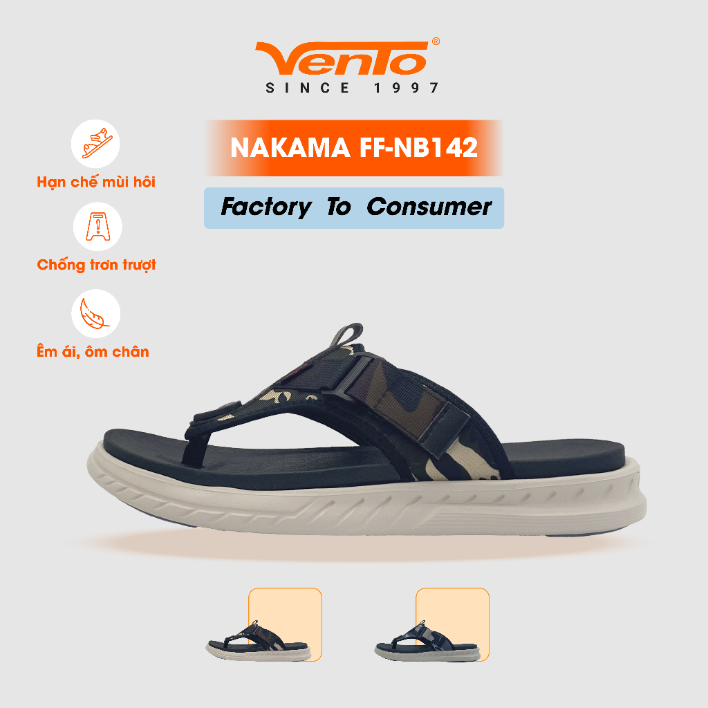 Dép xỏ ngón VENTO NAKAMA FF-NB142