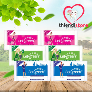 Khăn ướt bỏ túi let-green 10 miếng/gói