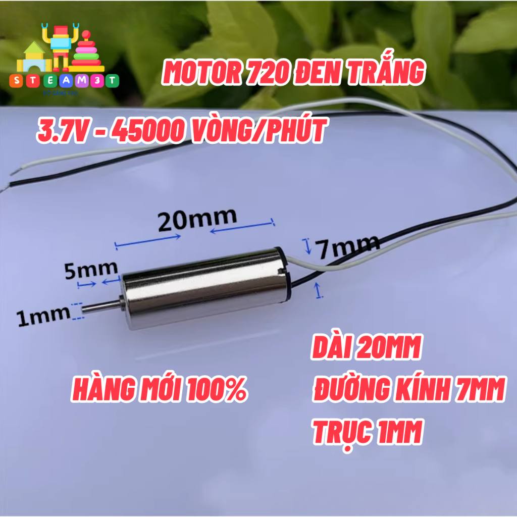 Motor máy bay mini motor coreless hàng mới 100% 3V 3.7V 4.2V đủ loại 620 615 720 820 8520