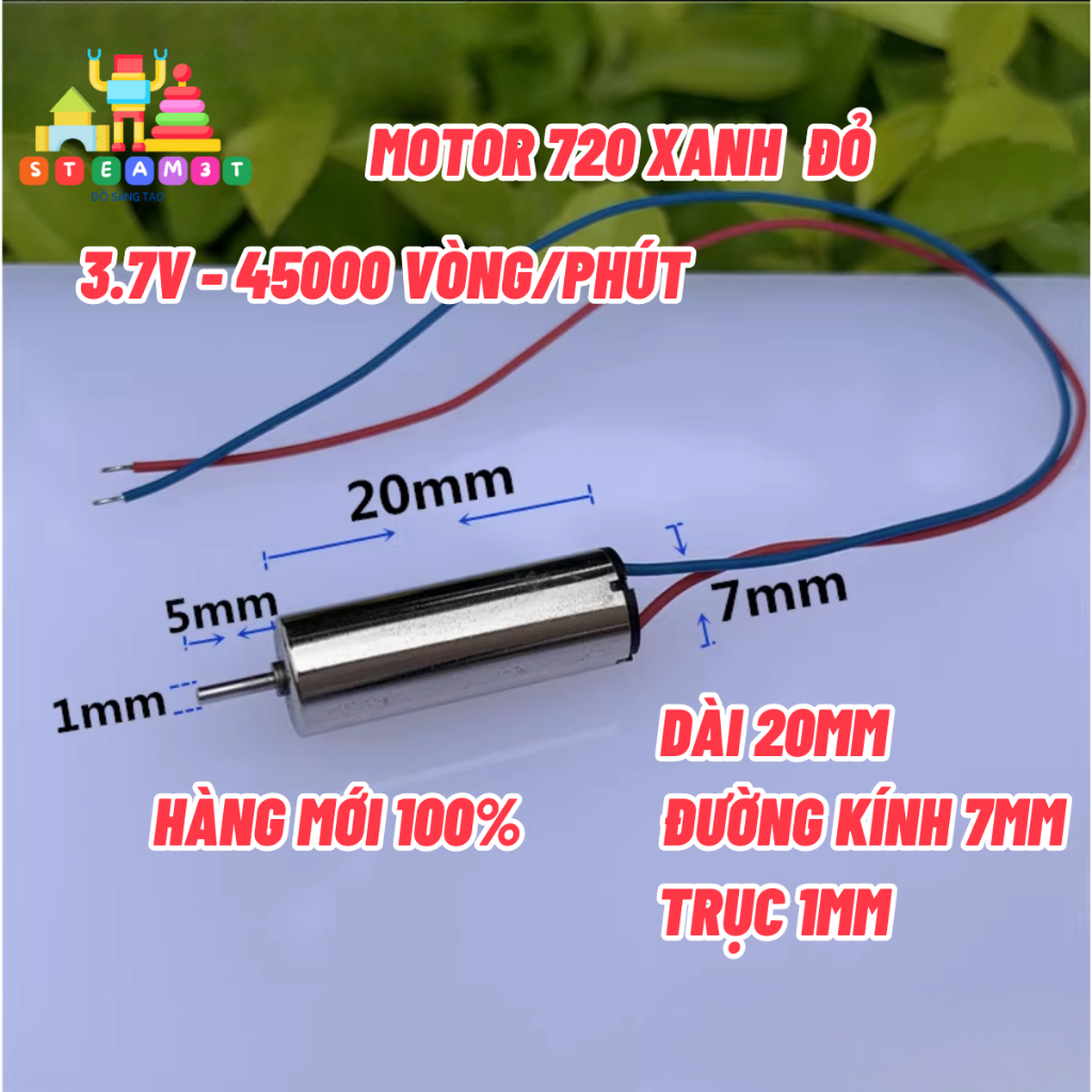 Motor máy bay mini motor coreless hàng mới 100% 3V 3.7V 4.2V đủ loại 620 615 720 820 8520
