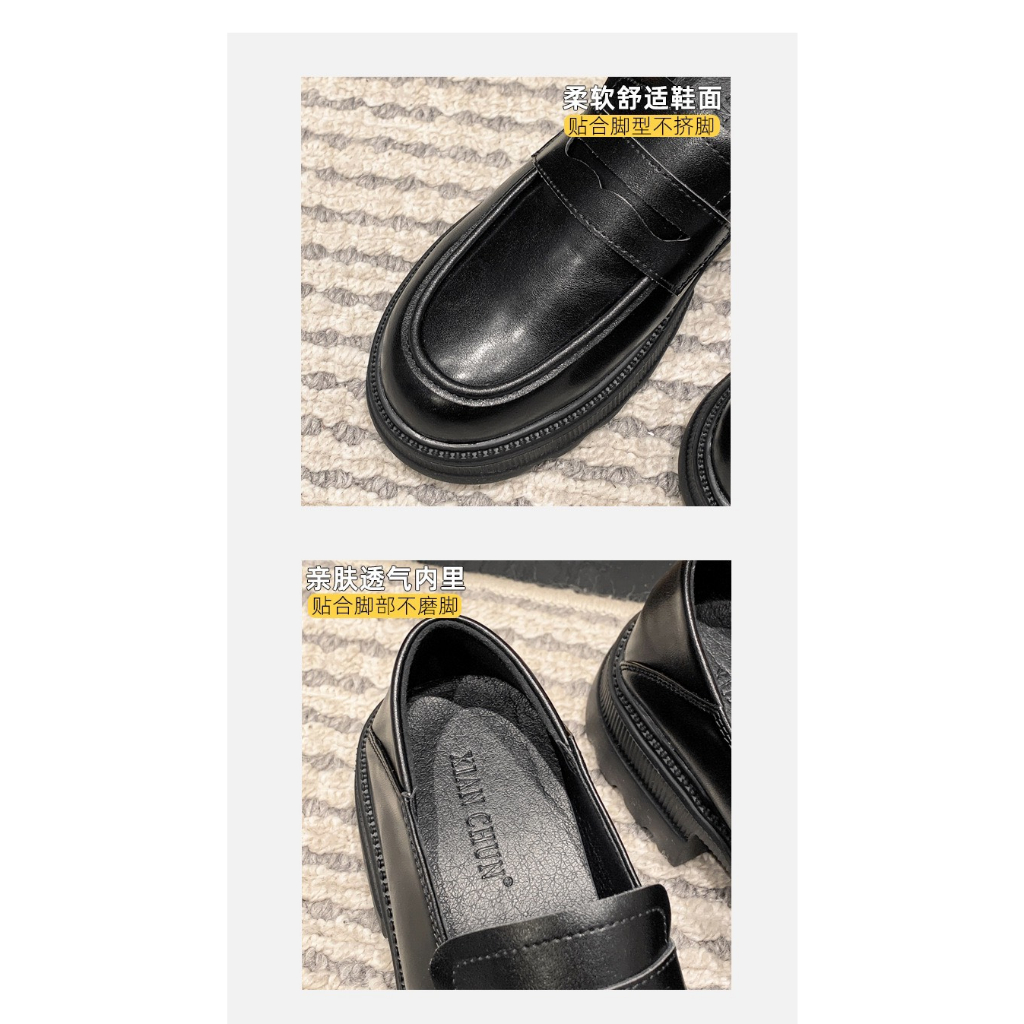 GIÀY LƯỜI CAO CẤP SIZE NHỎ 31 32 33 ĐẾ DÀY DA MỀM HÀNG QUẢNG CHÂU CAO 6CM