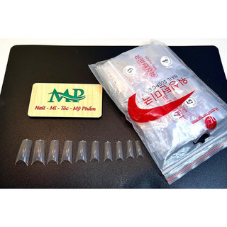 Móng nối HSM phom vuông đắp gel , đắp bột tay chân( gói 500 móng)