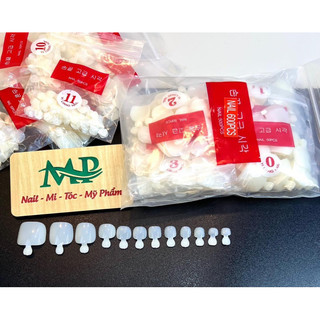 móng úp chân đục , trong (1 gói 600 móng)