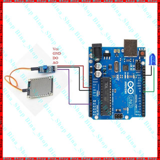 Module cảm biến mưa cho Arduino kèm cáp