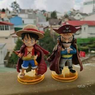 Mô hình One Piece chính hãng Vua Hải Tặc Roger và vua hải tặc tương lai Luffy WCF