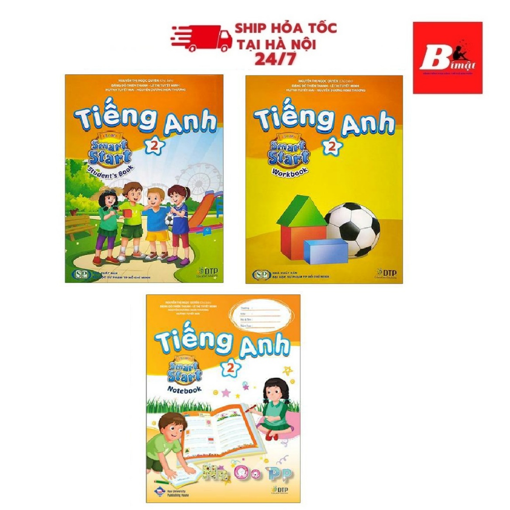 Sách - Trọn Bộ 3 cuốn Tiếng Anh I-Learn Smart Start 2 (Workbook + Student’s Book + Note Book)