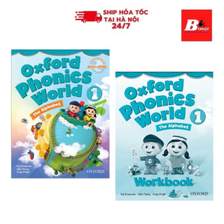 Sách - combo trọn bộ 2 cuốn tiếng anh - oxford phonics world 1