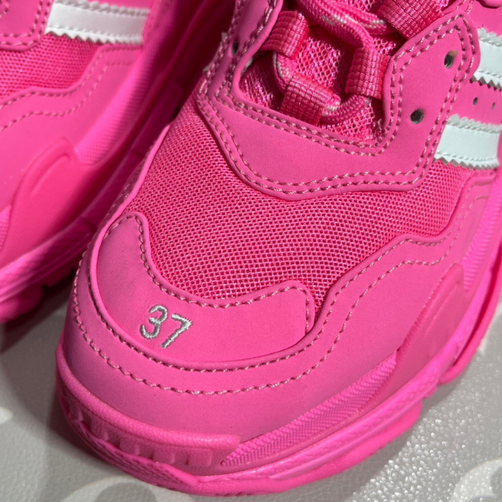 Giày thể thao Adidas x Balenciaga Triple S " Pink " cho nữ